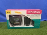 Vintage Koss PP122SP Walkman Cassette Player W/ External Speakers New Nos. Fixed Price $125.00.