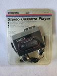 Vintage International Stereo Cassette Player Model Ak 18. Fixed Price $99.99.
