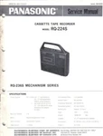 Panasonic Service Manual For RQ-224S. Fixed Price $15.99.