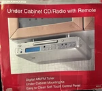 Durabrand Under Cabinet Cd/radio Player W/remote W375-K. Fixed Price $30.00.