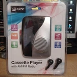 Gpx CAS335B Cassette Recorder/ Player Am/fm Radio Detachable Belt Clip New. Fixed Price $18.00.