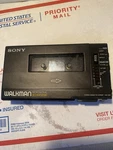 1983 Sony Walkman Pro WM-D6C Cassette Player 1ST Gen (no Power) Case & Mic Inc. Fixed Price $380.00.