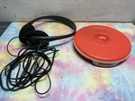 Vintage Sony Cd Walkman D-EJ001 Orange Works Tested W/ Headphones. Fixed Price $125.00.