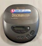 Sony Discman Esp Cd Player, Model D-345, Mega Bass, Is/ For Parts Repair. Fixed Price $19.99.