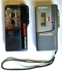 Sony M-729 V And Olympus S720 Microcassette Recorders For Repair Parts. Fixed Price $19.95.