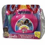 Barbie Sing-a-long Boombox With Microphone And 2 Built-in Songs Ages 3+. Fixed Price $18.99.