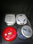 For Parts - Lot Of 4 Various Cd Players. Fixed Price $12.99.