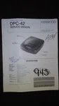 Kenwood DPC-42 Service Manual Original Repair Book Compact Disc Cd Player. Fixed Price $19.98.