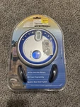 Gpx Portable CD/MP3 Player Silver Blue, Am/fm Radio, Anti-skip CDP3104. Fixed Price $45.00.