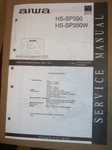 Aiwa Service Manual HS-SP350/SP350W Radio Cassette. Fixed Price $9.98.