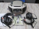 Califone 1776 Spirit Radio-cd-cassette Player W/23068AV Earphone 1210AV-PS. Fixed Price $159.99.