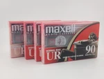 Maxell UR-90 Blank Cassette Tapes 4 Brand New Factory Sealed Minutes. Fixed Price $10.00.