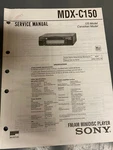 Sony Audio Service Manuals - Choose From List. Fixed Price $18.99.