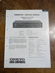 Onkyo Compact Disc Player Model DX-530 Service Manual D-4642. Fixed Price $54.95.