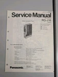 Panasonic RQ-J16 Stereo Cassette Player Service Manual D-5331. Fixed Price $54.95.