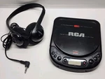 Rca Portable Car Disc Player Cd Model RP-7925A With Headphones Tested. Fixed Price $25.00.