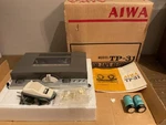 Vintage Aiwa Transistor Tape Recorder TP-31 Original Box/ Manual-works. Fixed Price $76.49.