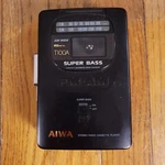 Aiwa HS-T100AA Stereo Radio Cassette Player Walkman Portable For Parts Repair. Fixed Price $19.99.