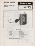 Sanyo GP9 Stereo Cassette Player Service Manual. Fixed Price $13.00.