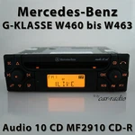 Genuine Mercedes Audio MF2910 Cd-r W460 To W463 Radio G-class Car Stereo. Fixed Price $301.51.