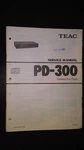 Teac PD-300 Service Manual Cd Player Compact Disc Original Factory Repair Book. Fixed Price $19.98.