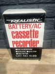 Vintage Realistic Cassette Tape Recorder CTR-40B Model 14-818 New Open Box. Fixed Price $19.96.