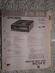 Sony D-700 170 Service Manual Original Repair Book Stereo Cd Player Compact Disc. Fixed Price $25.00.