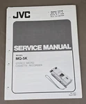 Jvc Stereo Micro Cassette Recorder Model MQ-5K Service Manual D-3714. Fixed Price $54.95.