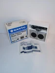 Sanyo MSP-5 Super-compact Booster Speaker System Woofer & Fold-out Tweeters. Fixed Price $65.99.