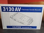 Vintage Califone 3130AV Portable Classroom Cassette Player Recorder. Fixed Price $59.99.