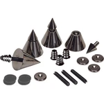 Dayton Audio DSS4-BC Black Chrome Speaker Spike Set Pcs.. Fixed Price $59.93.