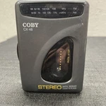 Coby Cx 48 Stereo Am/fm Receiver Cassette Player-walkman Tested Working. Fixed Price $14.99.