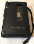 Sanyo TRC-1550 Portable Compact Cassette Recorder, With Case For Parts Only, Vtg. Fixed Price $15.00.