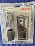 Sanyo M5495 Micro Cassette Recorder Voice Activated 2-SPEED Iob Needs Belt?. Fixed Price $30.00.