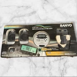 Vntg Sanyo Car Kit Player CDP-437CRS Woth Mini Speakers Bassxpander. Fixed Price $97.38.