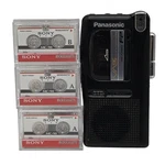 Panasonic Microcassette Recorder RN-402 Tested & Working With 3 Cassettes Vg. Fixed Price $59.99.