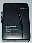 Emerson Am Fm Stereo Cassette Player AC2125CS Tested No Belt Clip.. Fixed Price $14.99.