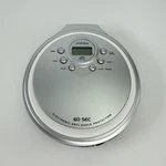 Audiovox DM870060 Portable Cd Player Silver Anti-shock No Battery Cover. Fixed Price $13.49.