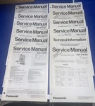 Panasonic Lot Of 36 Portable Tv Speaker Recorder More Service Repair Manuals. Fixed Price $40.00.