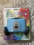 Jensen SC-4-AQ Stereo Cassette Player Bass Boost With Headphones Sealed. Fixed Price $45.00.