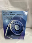Sharper Image Design Am/fm And Cd Player Shower Companion SI695 In Gray. Fixed Price $67.49.