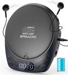Portable Cd Player With Headphones, Rechargeable Discman For Car. Fixed Price $38.95.