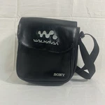 Vtg Sony Walkman Carrying Case Portable Cd Player Shoulder Black Bag Embroidered. Fixed Price $45.00.