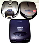 Discman D-33,KENWOOD DPC-X602,SONY D-E307CK,CD Players--repair Lot. Fixed Price $14.99.