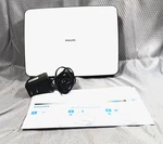 Philips Portable Dvd Player PD9000/37 W/ Power Adapter White Case MP3 Cd Playbac. Fixed Price $45.00.