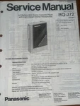 Panasonic RQ-J72 Service Manual Cassette Tape Player Original. Fixed Price $19.99.