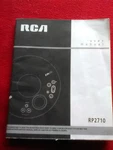 Rca RP2710 Cd Walkman User Manual. Fixed Price $10.00.