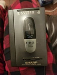 Sharp JC-170(GY)-B Am-fm Stereo Personal Portable Cassette Player Nos. Fixed Price $30.00.