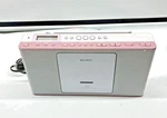 Sony ZS-E80 Cd Boombox Fm/am Radio Portable Player Pink W/remote Japan Used. Fixed Price $117.00.