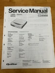 Quasar CD8968 Compact Disc Player Service Manual Vintage Oem Diagrams Repair. Fixed Price $24.99.